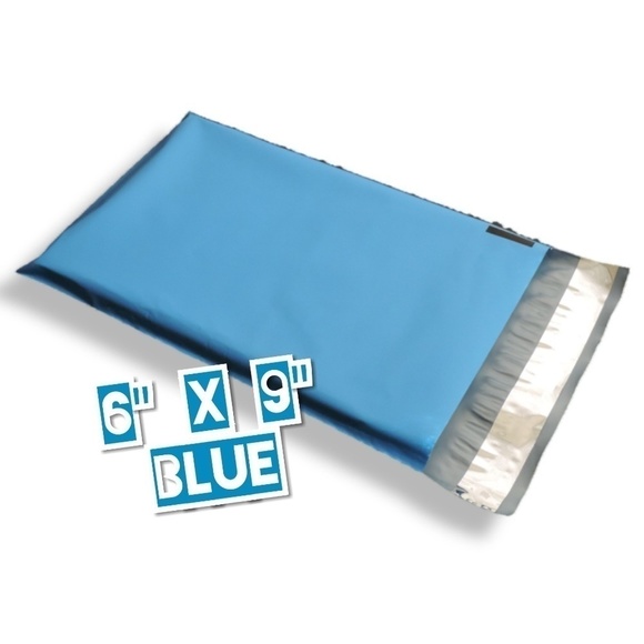 50 Poly Mailers 6x9 Blue - Picture 3 of 3